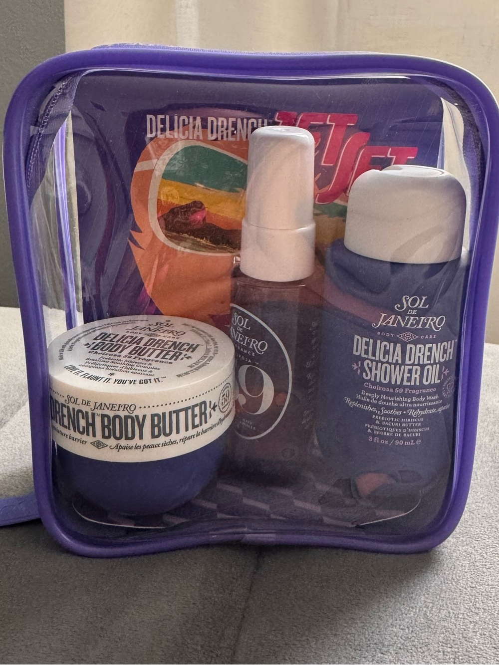 Sol de Janeiro Purple Delicia Drench Travel Body Set